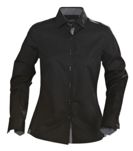 Picture of James Harvest Ladies Baltimore Shirt 100% Combed Cotton